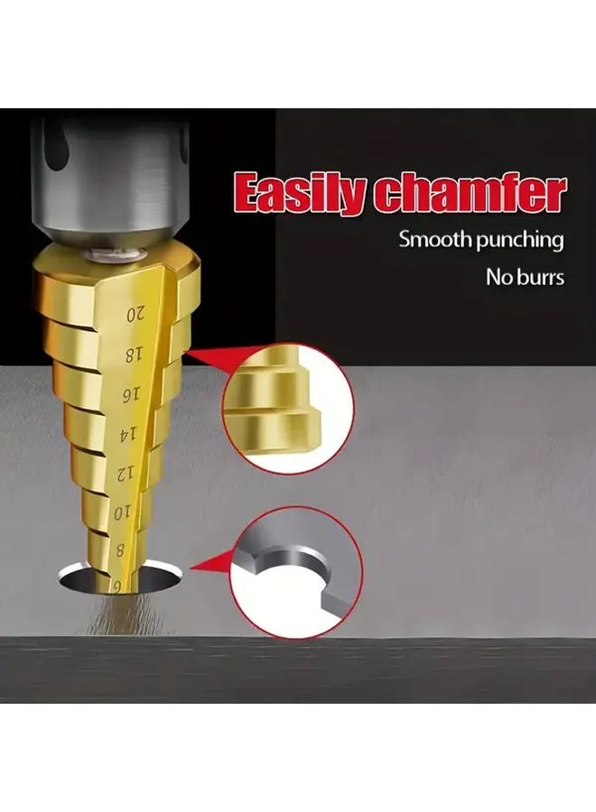 10Pcs Heavy Duty Stainless Steel Drill Bit Set Professional Woodworking Metalworking Kit - Image 4